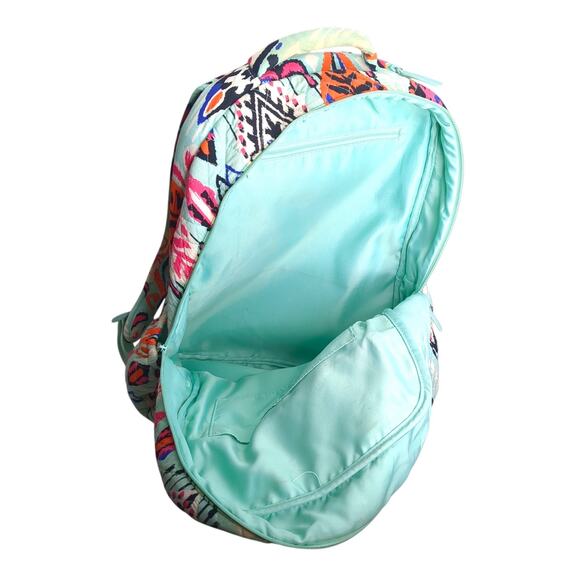 Vera Bradley XL Essential Backpack School Laptop Padded Backpack Pueblo Pattern - Picture 6 of 9